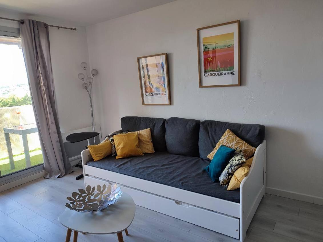 Superbe Appartement Avec Balcon Vue Mer ! Carqueiranne Exterior foto